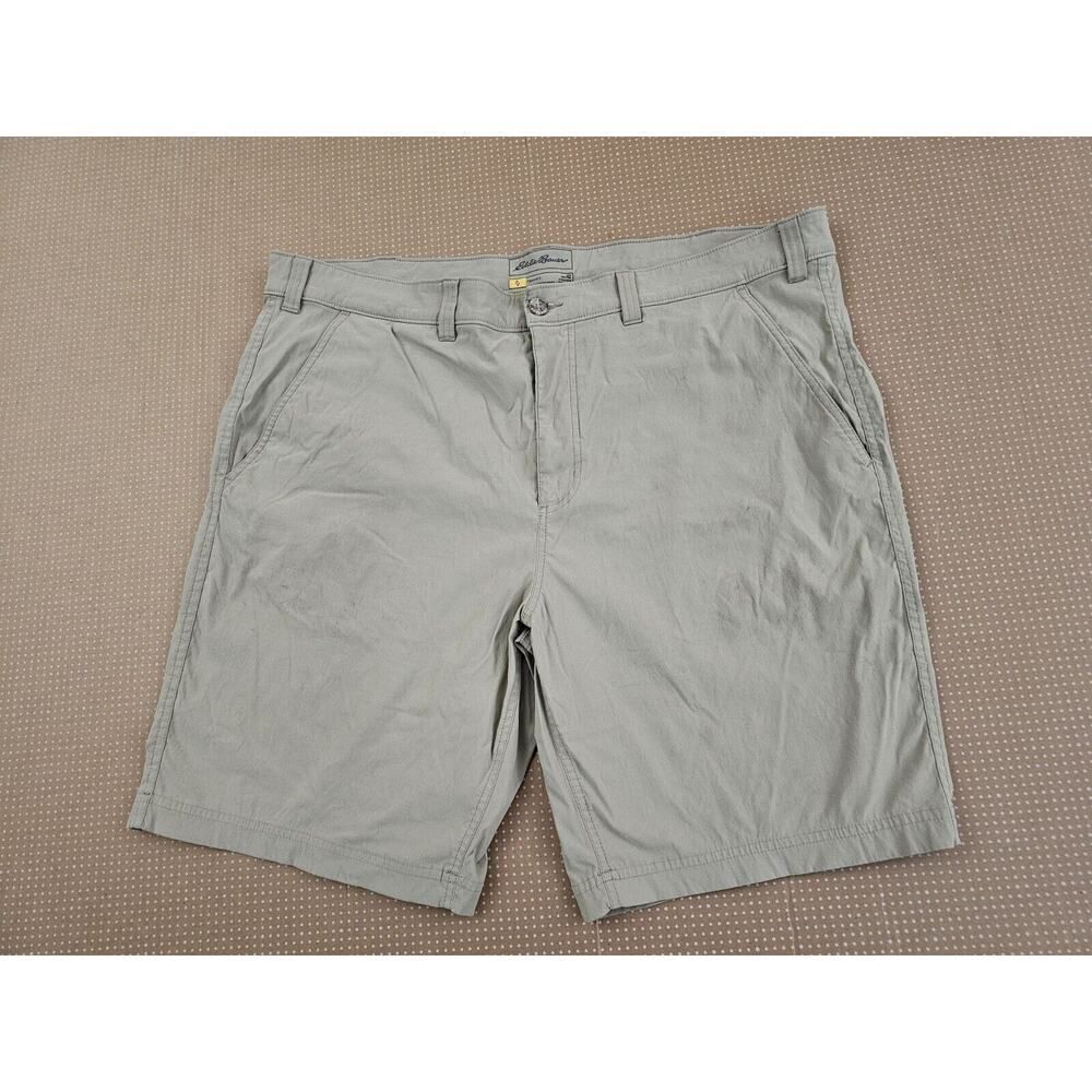 Eddie Bauer Shorts Mens 42 Khaki Travex Hiking Outdoor 11" Short